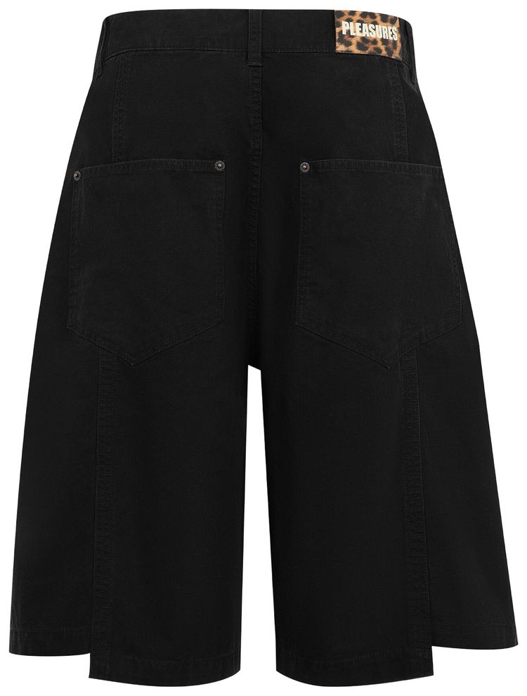 Pleasures Clash Work Shorts Black