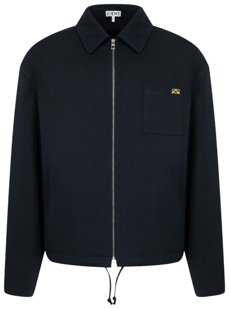 Loewe Zip Up Jacket Dark Navy