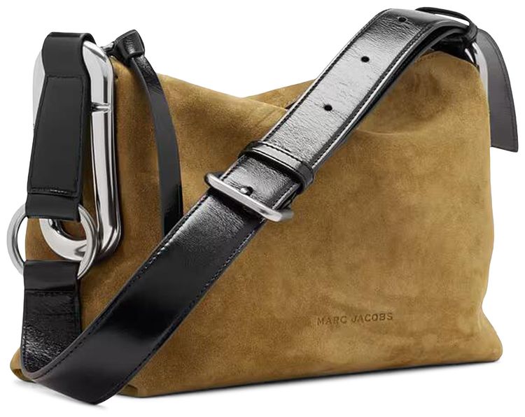 Marc Jacobs Suede Scene Medium Shoulder Bag Hazelnut