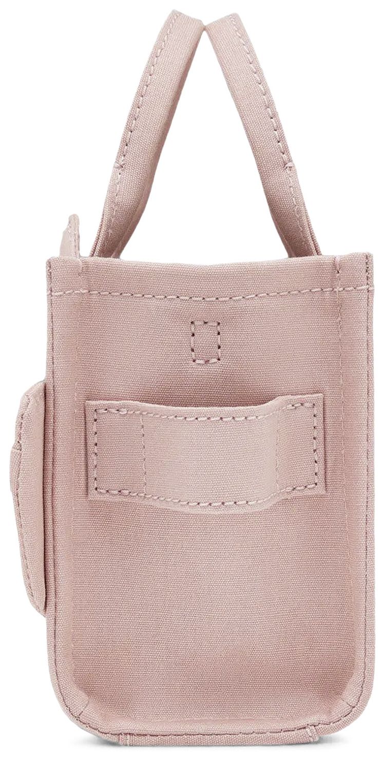Marc Jacobs The Oversized Bow Canvas Crossbody Tote Bag Faded Pink