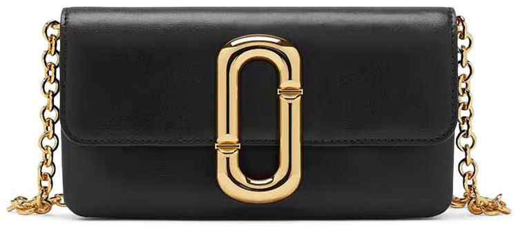 Marc Jacobs Wallet On Chain Black