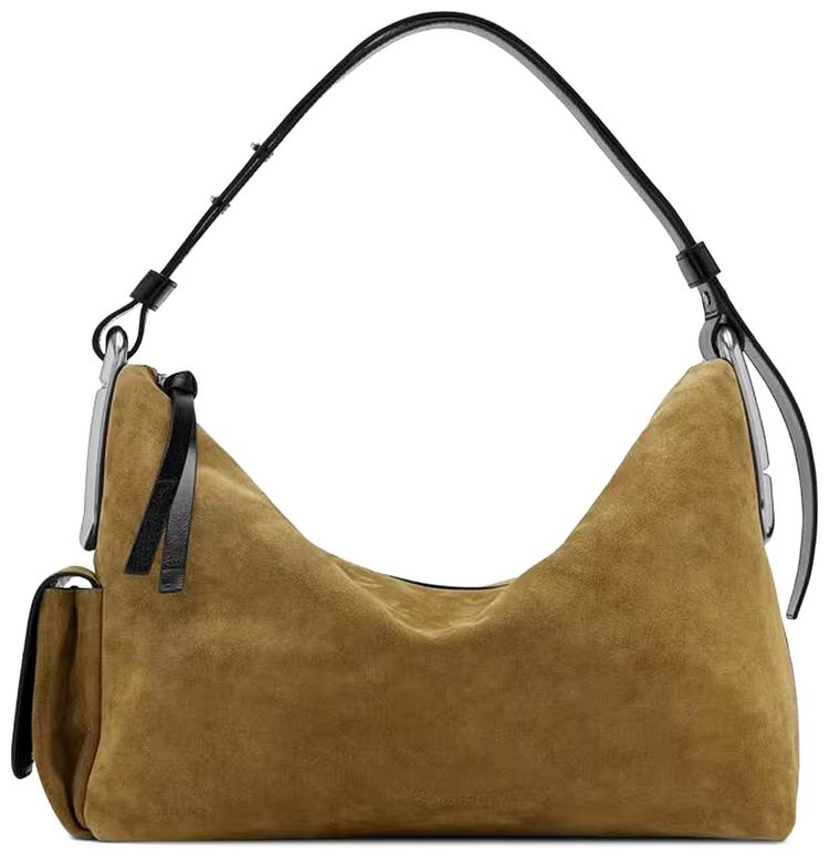 Marc Jacobs Suede Scene Large Shoulder Bag Hazelnut