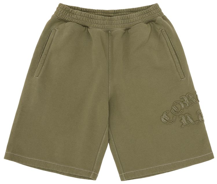 Corteiz Diplomatic Sweatshort Olive