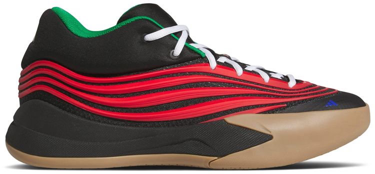 adidas Dame X Black Pure Ruby Gum