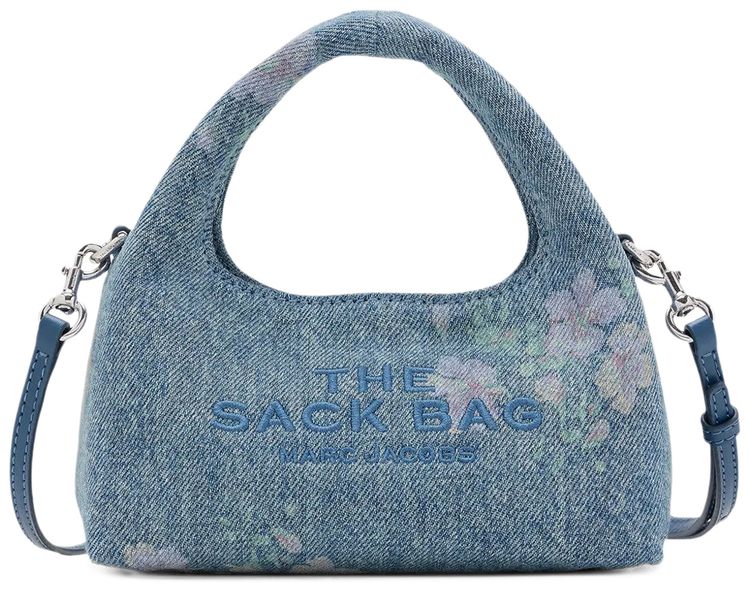 Marc Jacobs The Micro Crossbody Sack Bag IndigoMulticolor