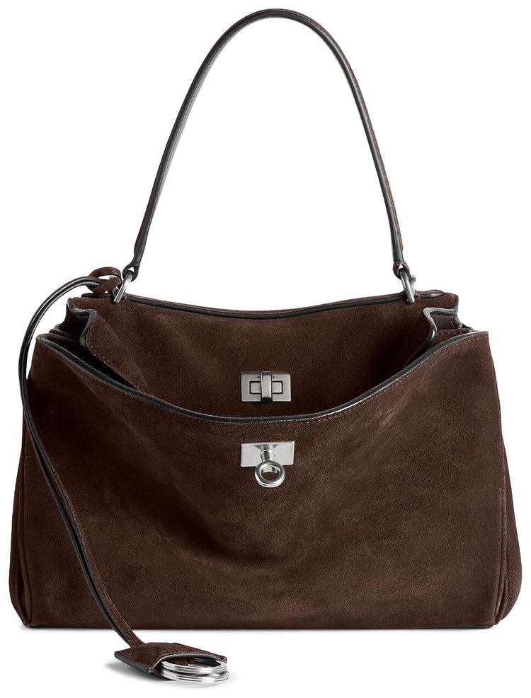 Balenciaga Rodeo Top Handle Small Bag Light Espresso