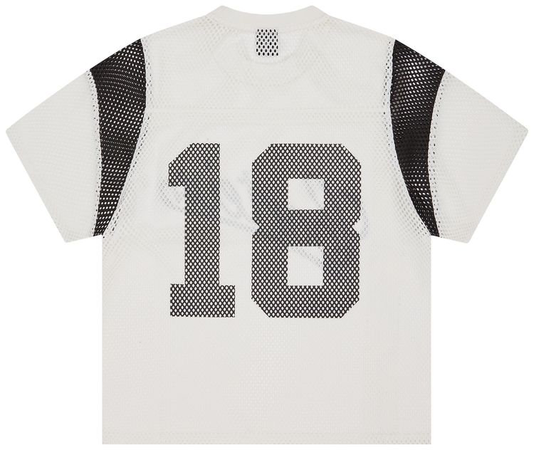 Corteiz Open Mesh Panel Jersey Cream