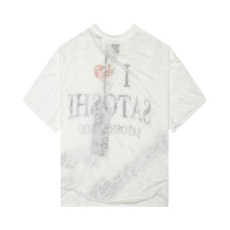 Satoshi Nakamoto I Love Satoshi T Shirt White