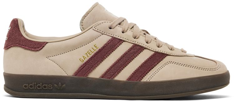 adidas Originals Gazelle Indoor Trace Khaki Fox Brown Cloud White