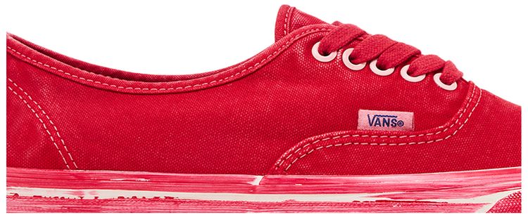 Vans Premium Authentic 44 Tomato Puree Red Dip Dyed