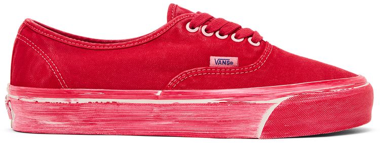 Vans Premium Authentic 44 Tomato Puree Red Dip Dyed