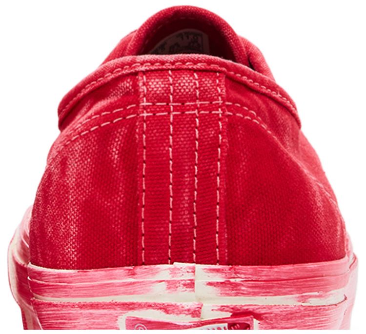 Vans Premium Authentic 44 Tomato Puree Red Dip Dyed