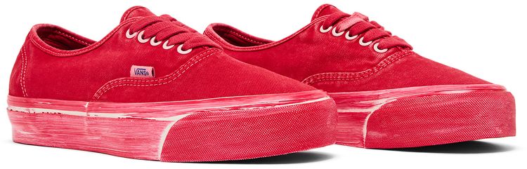 Vans Premium Authentic 44 Tomato Puree Red Dip Dyed