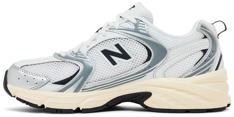 New Balance 530 Silver Metallic Black Cement