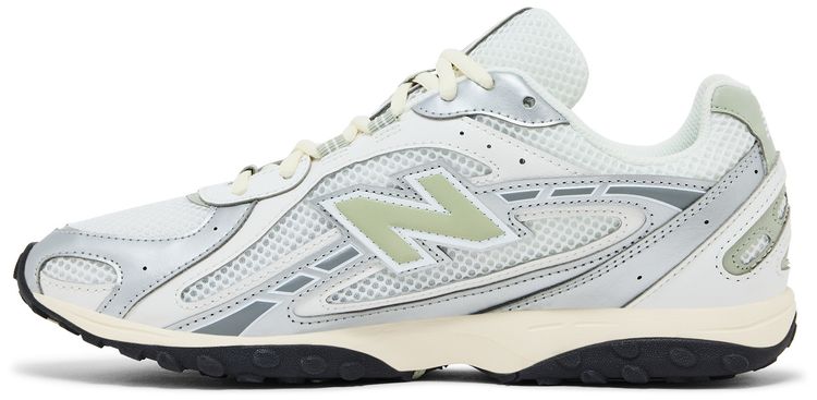 New Balance 204L Silver Metallic Sage Green