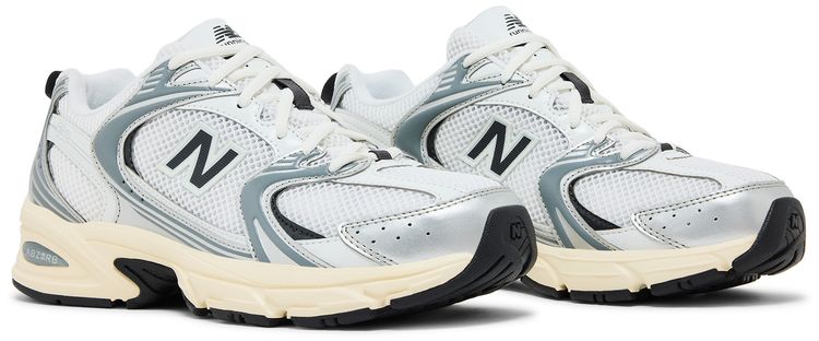 New Balance 530 Silver Metallic Black Cement