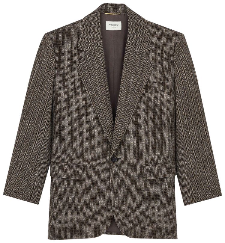 Saint Laurent Veste Brown