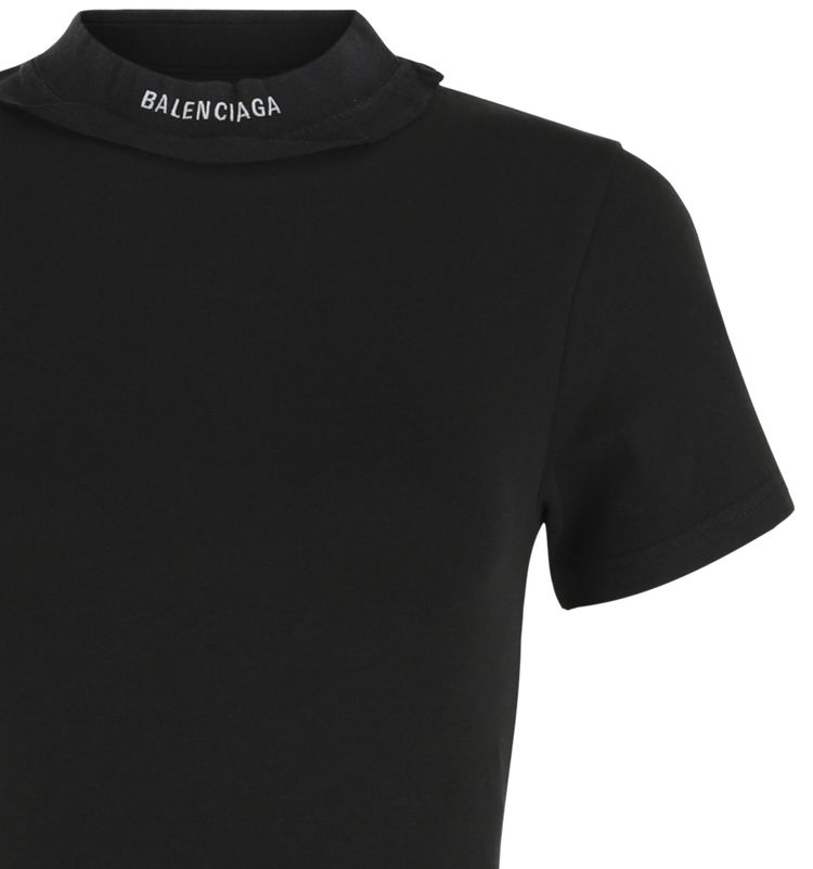Balenciaga T Shirt Mini Dress Washed Black