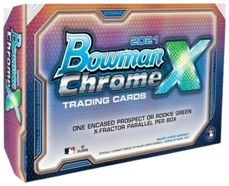 2021 Bowman Chrome X Baseball Box