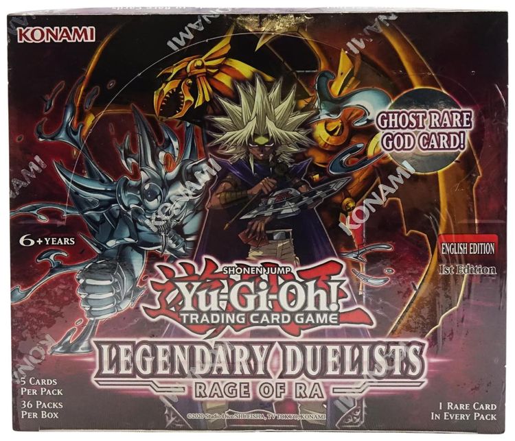 Yu Gi Oh Rage Of Ra 1st Edition Booster Box