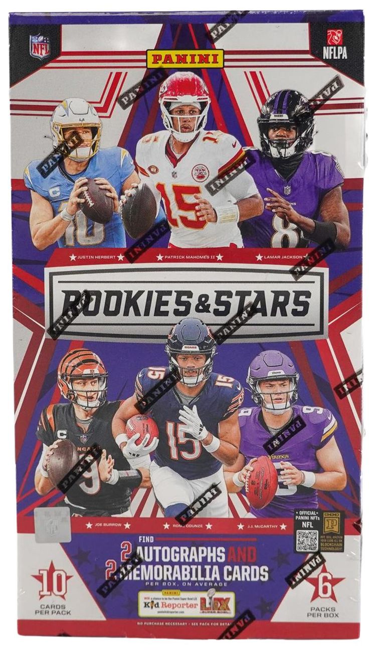2024 Panini Rookies  Stars NFL Hobby Box