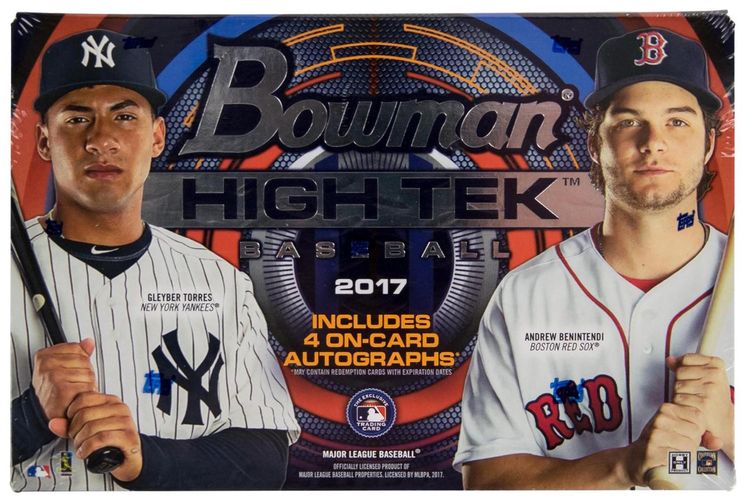 2017 Bowman High Tek Baseball Hobby Box