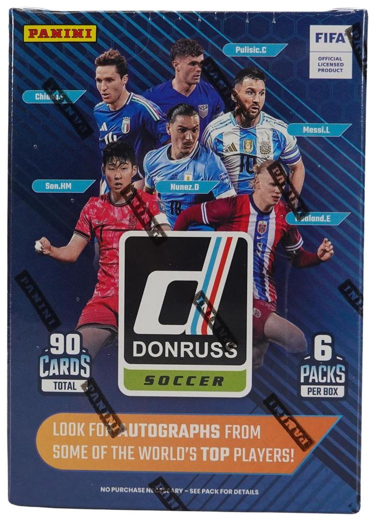2024 25 Panini Donruss Soccer Blaster Box Pink Cubic