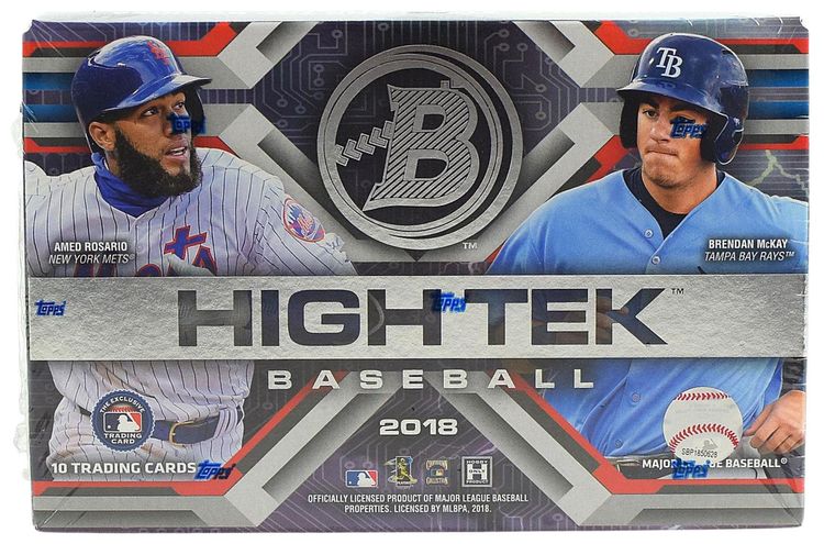 2018 Bowman High Tek Baseball Hobby Box