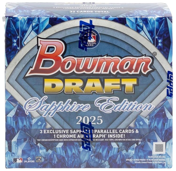 2025 Bowman Draft Baseball Sapphire Edition Hobby Box