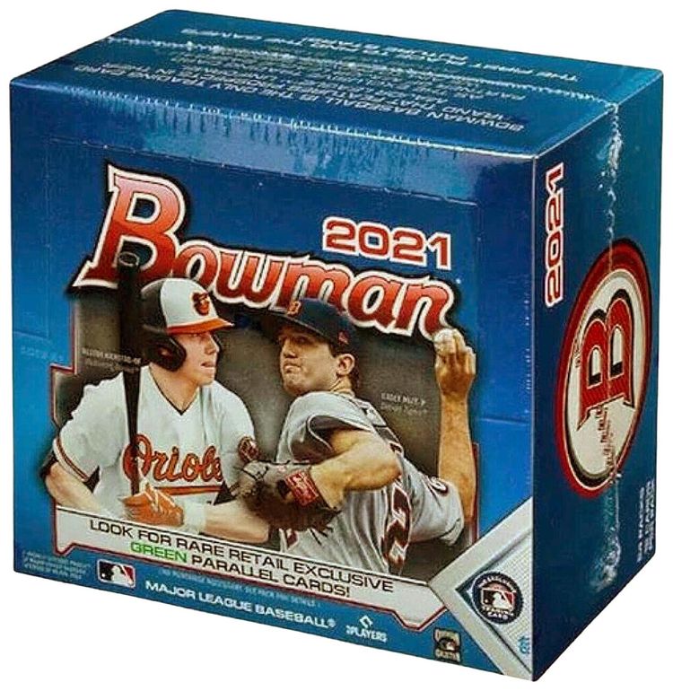 2021 Bowman Baseball Retail Box 24 Packs
