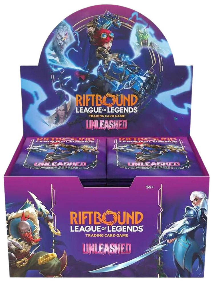 Riftbound League of Legends Unleased Booster Display