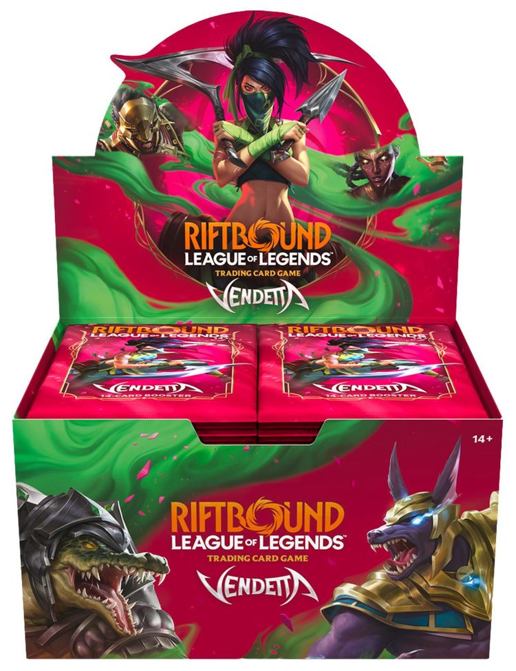 Riftbound League of Legends Vendetta Booster Display