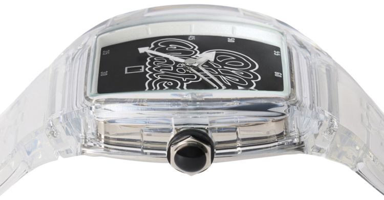 Off White Beat Synthetic Watch Transparent