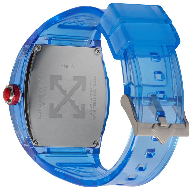 Off White Beat Synthetic Watch Blue
