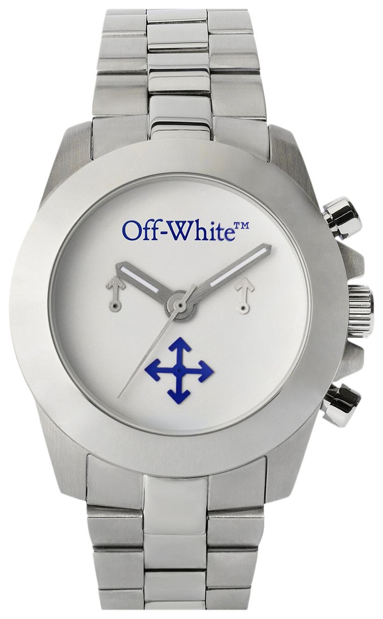 Off White Reset Chronograph Watch Stainless Steel