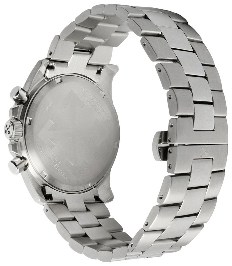 Off White Reset Chronograph Watch Stainless Steel