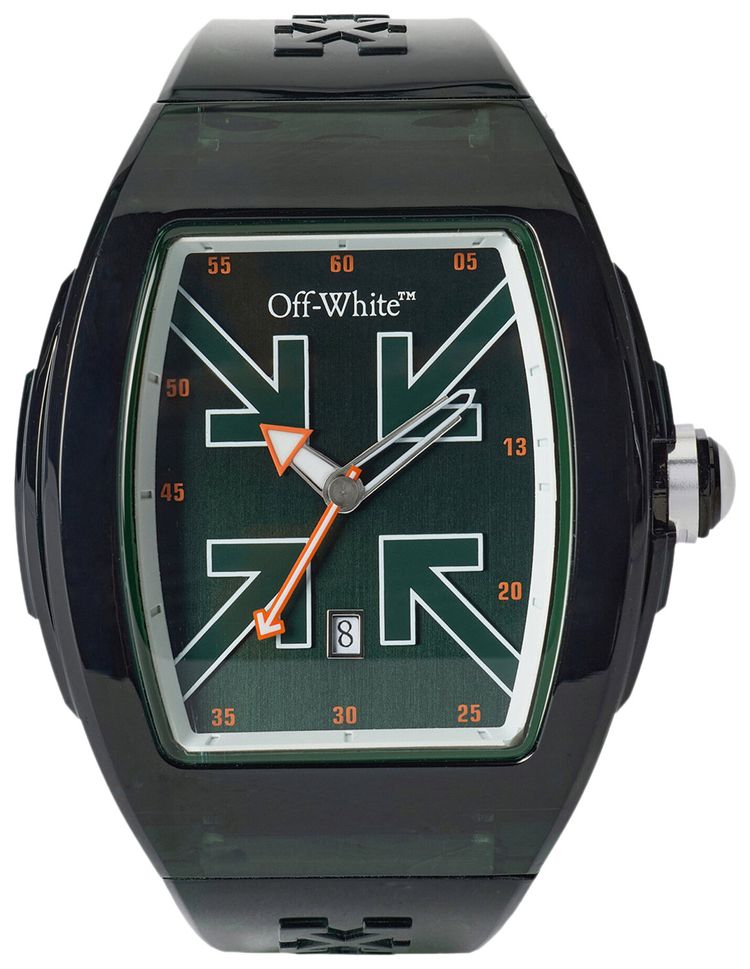 Off White Beat Synthetic Watch Green