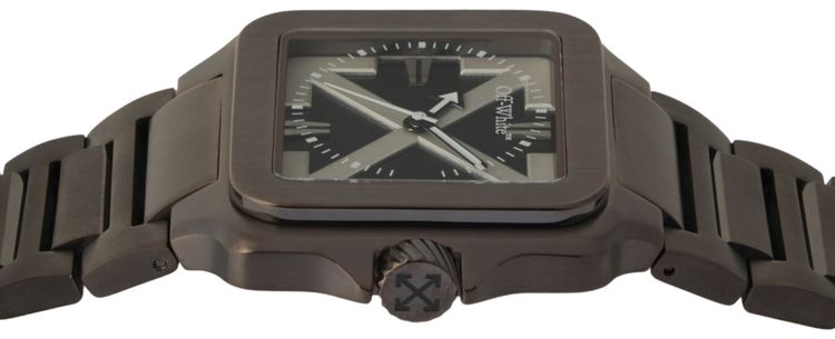 Off White Proto Layer Bracelet Watch Brown