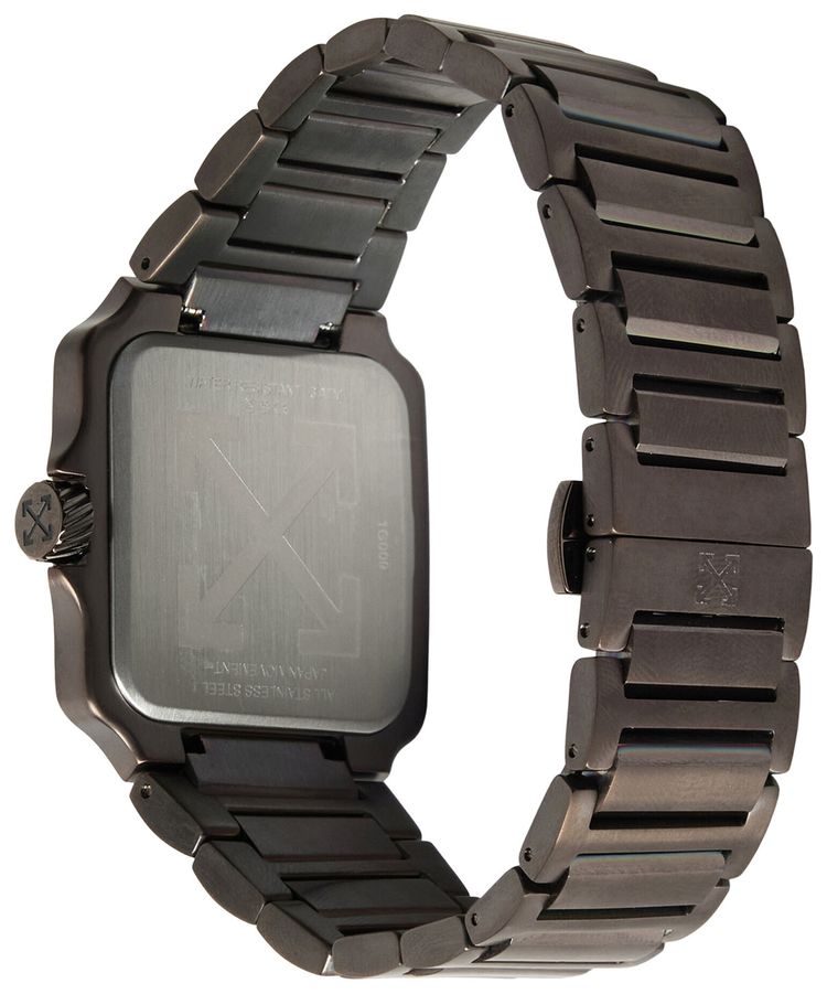 Off White Proto Layer Bracelet Watch Brown