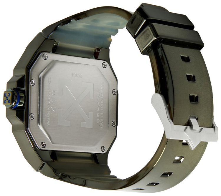 Off White Alt Synthetic Watch Green
