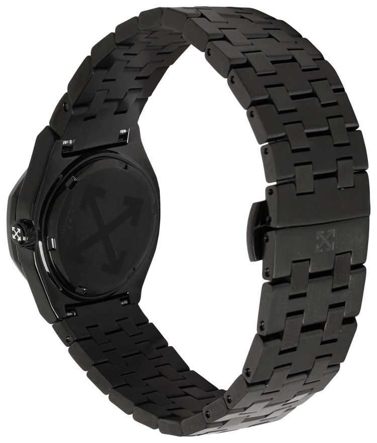 Off White Dust Bracelet Watch Black