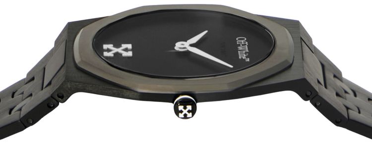 Off White On Time Bracelet Watch Black