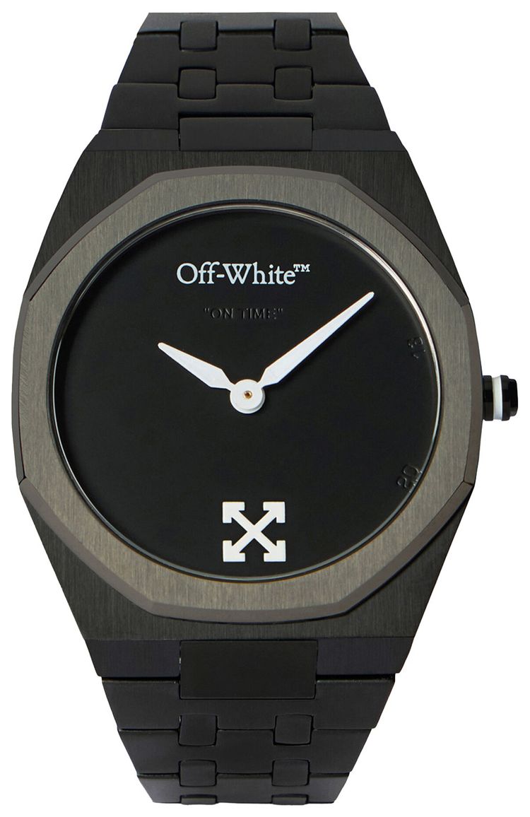 Off White On Time Bracelet Watch Black