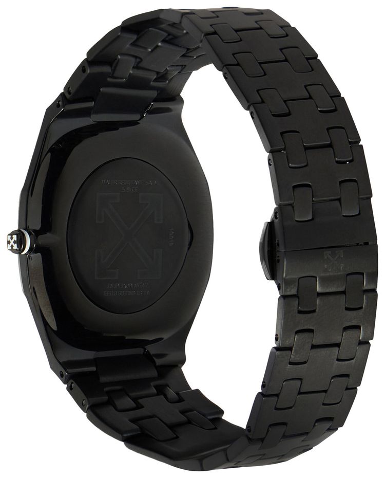 Off White On Time Bracelet Watch Black