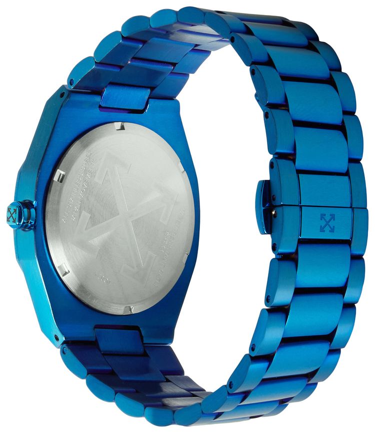 Off White Dry Mode Bracelet Watch Blue