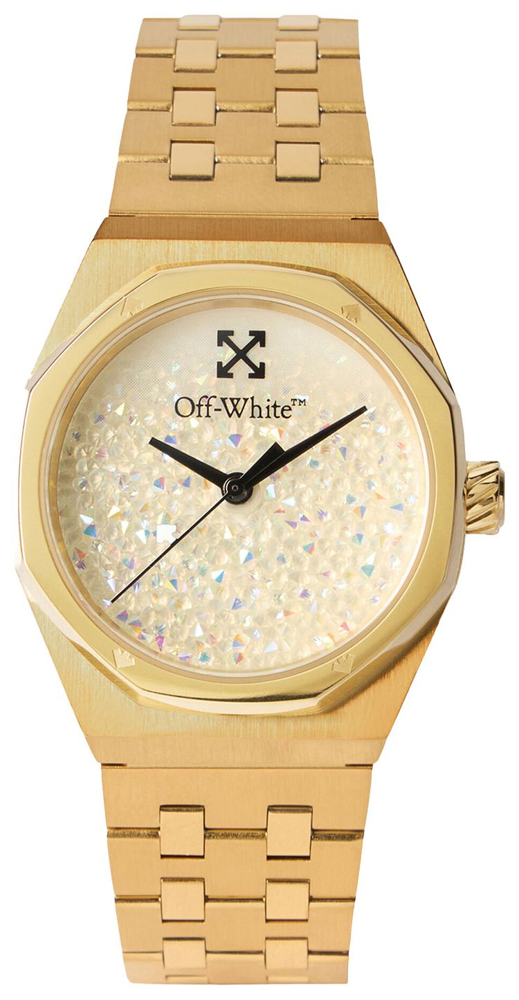 Off White Dust Bracelet Watch Gold