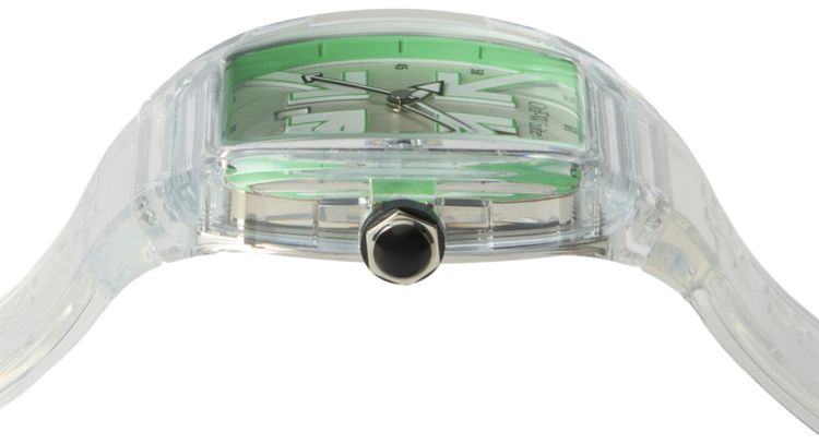 Off White Beat Synthetic Watch Transparent