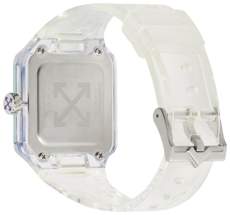 Off White Proto 01 Synthetic Watch Transparent