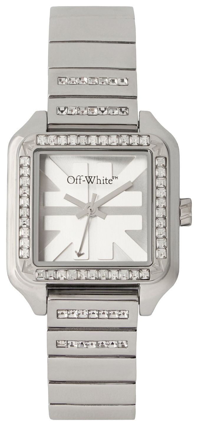 Off White After Hours Crystal Watch Stainless Steel