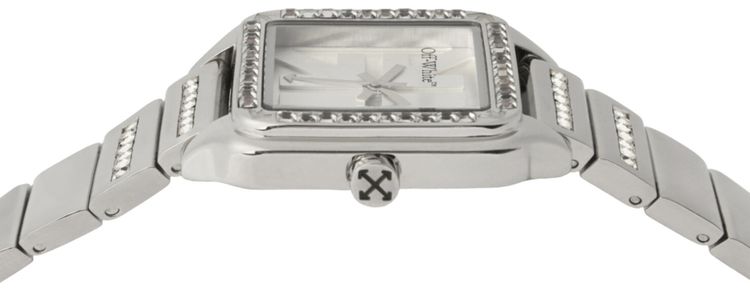 Off White After Hours Crystal Watch Stainless Steel